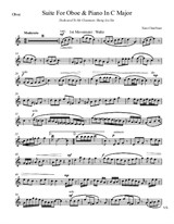 Suite For Oboe & Piano - 1st Movement
